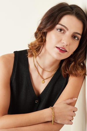 Collier heart you Argenté Acier inoxydable h5 Image2